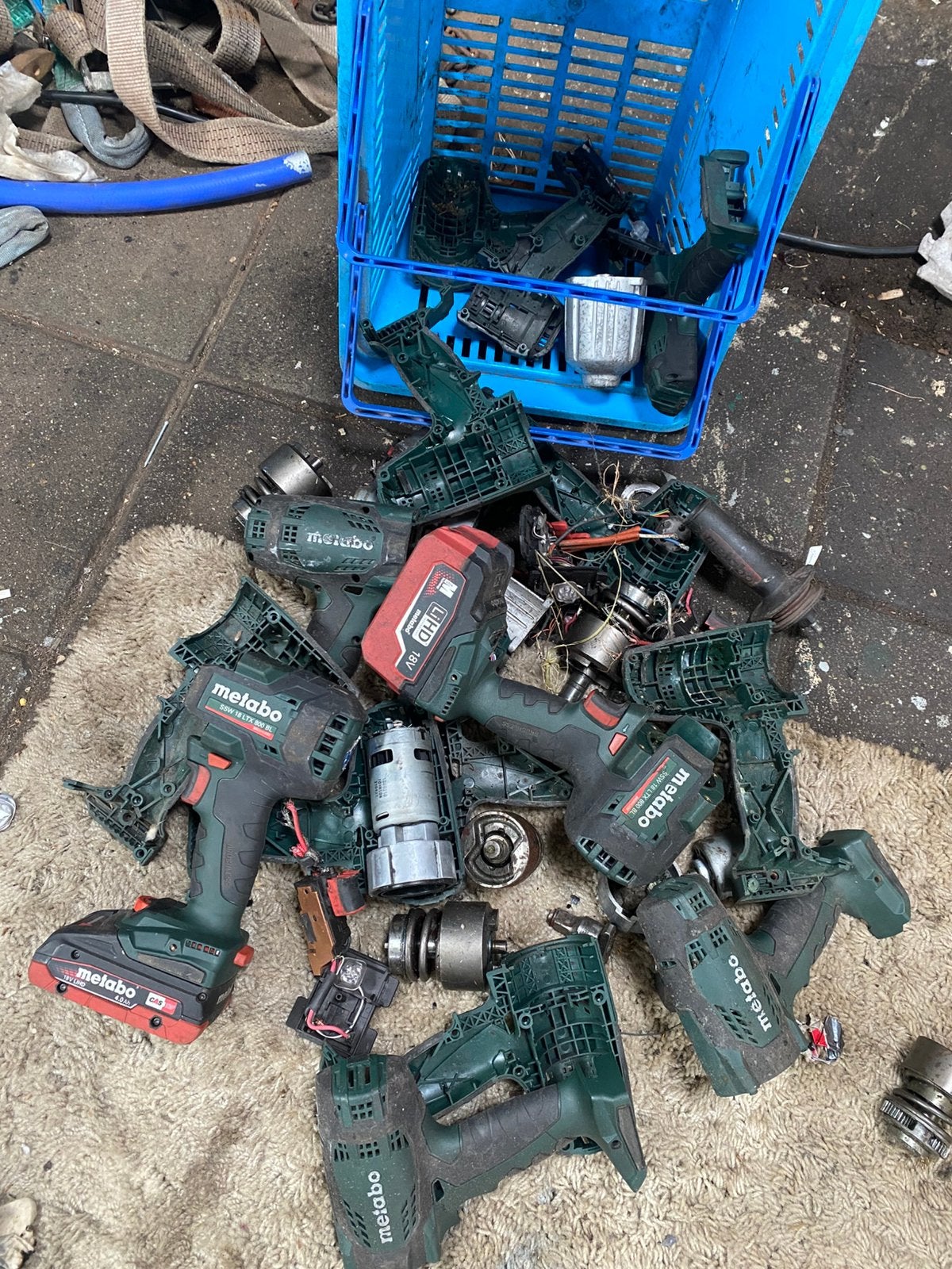 Metabo slagmoersleutel onderdelen, Ophalen, Zo goed als nieuw, Overige typen