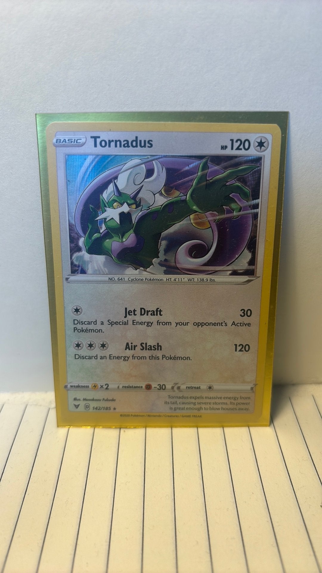 Tornadus 142/185 holo vivid voltage pokemon kaart, Ophalen of Verzenden, Nieuw