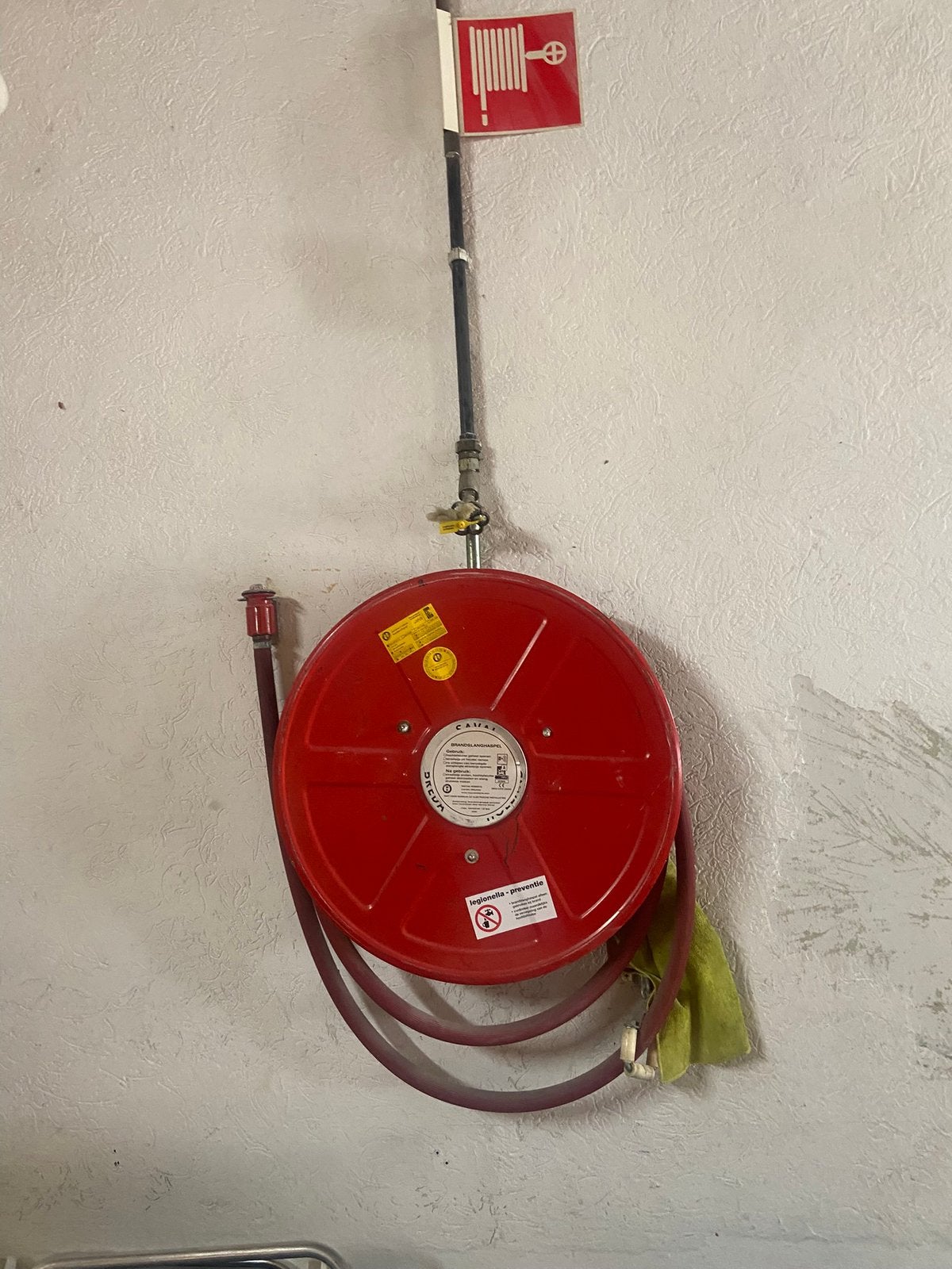 brandhaspel/ brandslanghaspel, Huis en Inrichting, Ophalen, Gebruikt