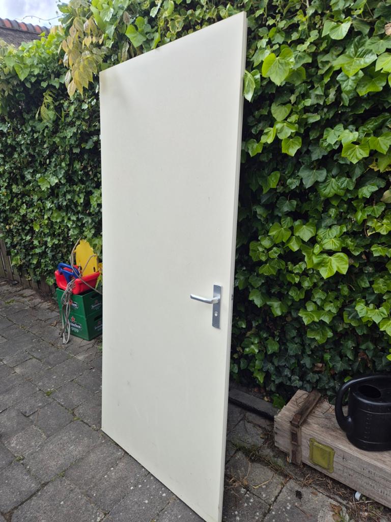 Gratis standaard opdek binnendeur toilet maat 211.5 x 93, Doe-het-zelf en Verbouw, Deuren en Horren, Ophalen, Binnendeur, 200 tot 215 cm