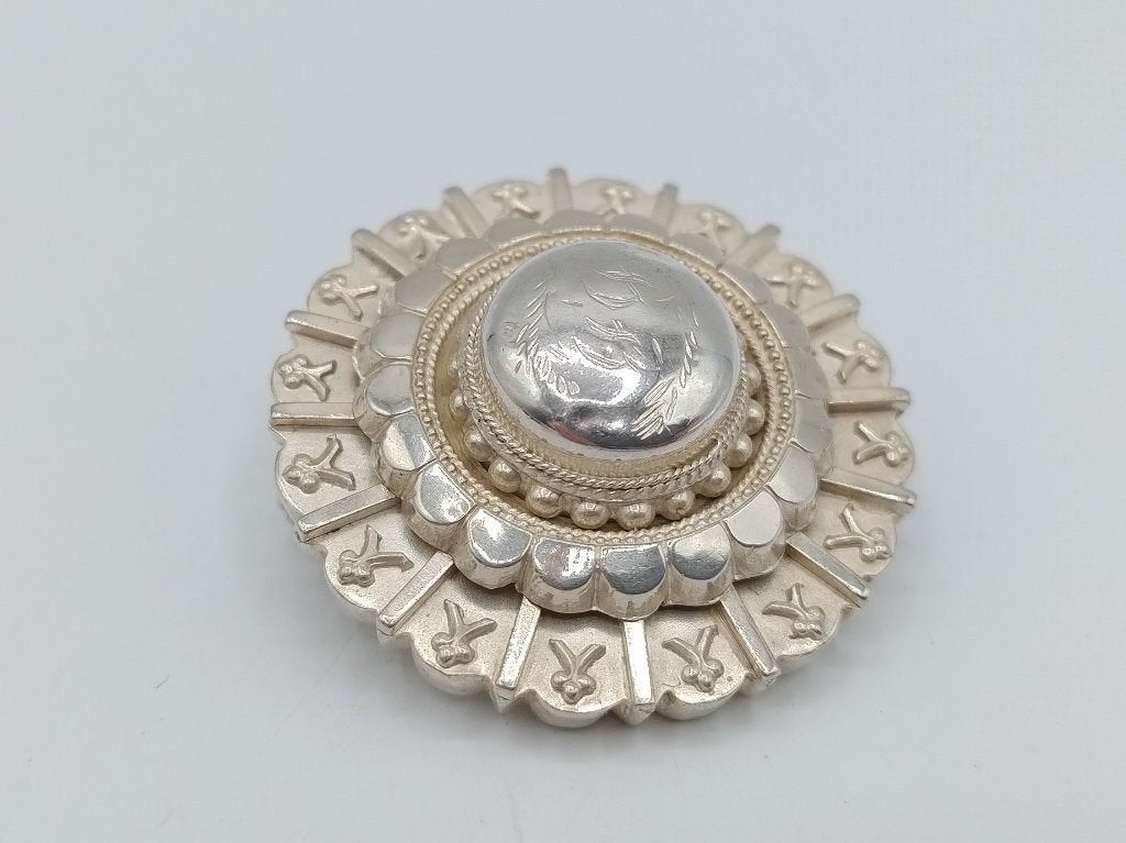 Zilveren broche, Birmingham, 1885