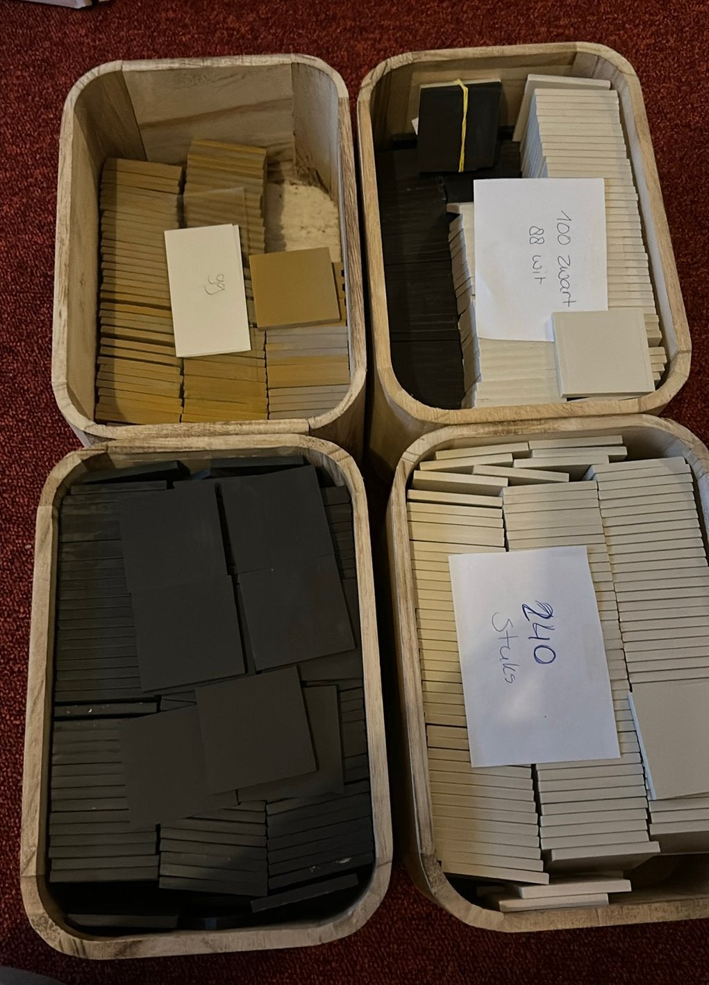 Winckelmans squares 5x5 cm, Doe-het-zelf en Verbouw, Tegels, Ophalen, Nieuw, Minder dan 20 cm, Minder dan 5 m²