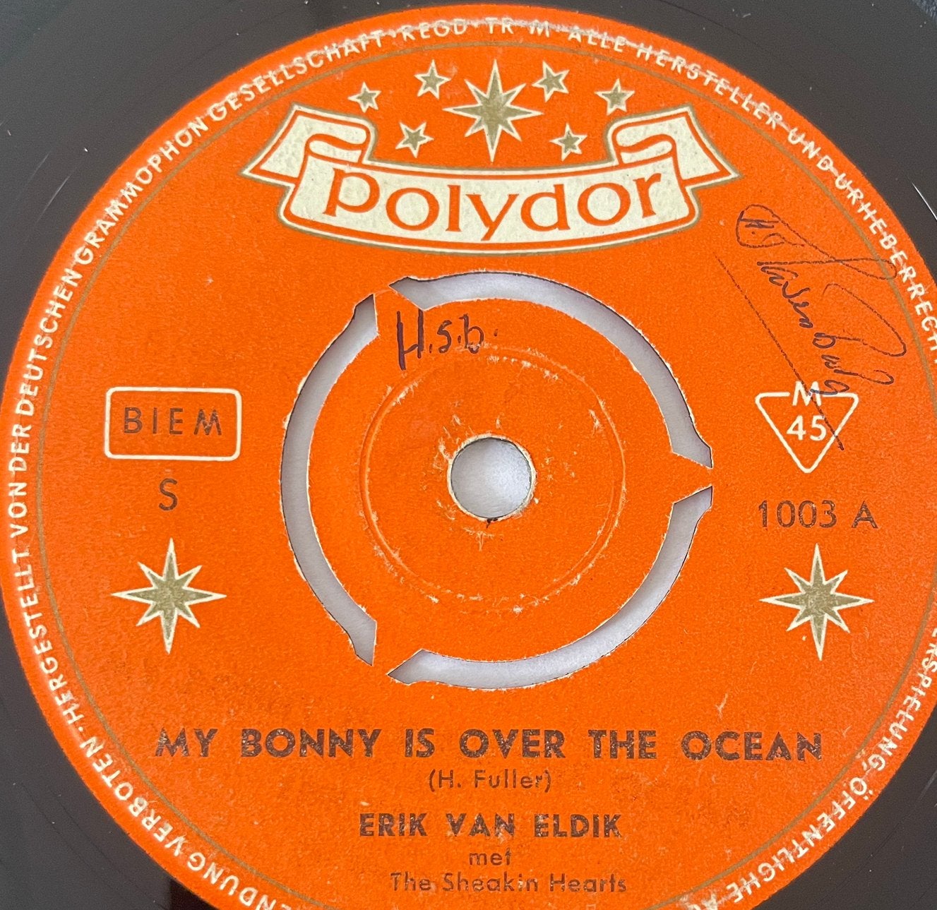 Erik van Eldik - My Bonny is over the ocean, Verzenden, Gebruikt
