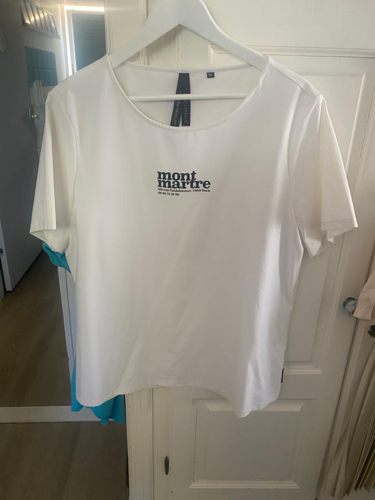 Je M'appelle Montmartre T-shirt Wit XXL, Kleding | Dames, Wit, Maat 42/44 (L), Ophalen of Verzenden, Zo goed als nieuw