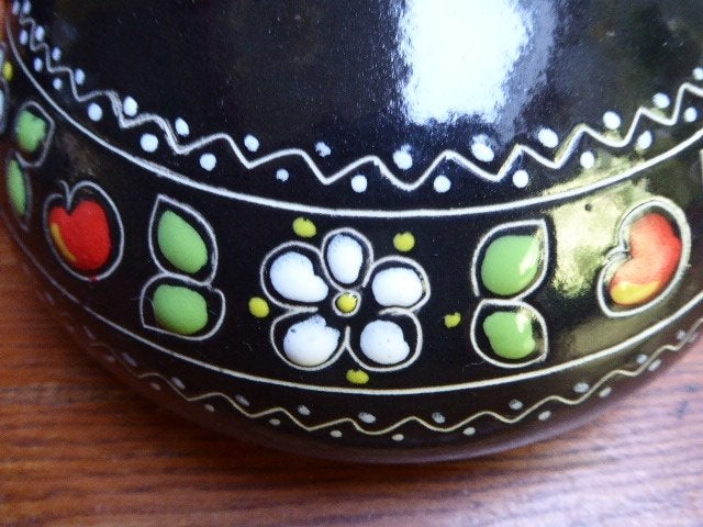 Vintage keramiek theepot, mooi gedecoreerd., Antiek en Kunst, Ophalen of Verzenden