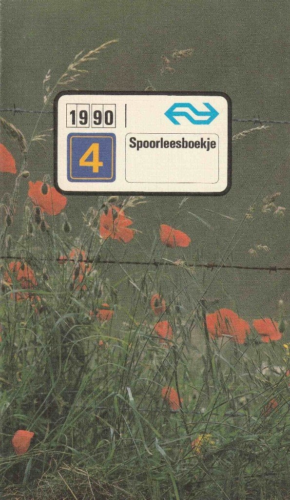 Spoorleesboekje 1990 no 4 met o.a. Cees Nooteboom"", Ophalen of Verzenden, Zo goed als nieuw, Benelux