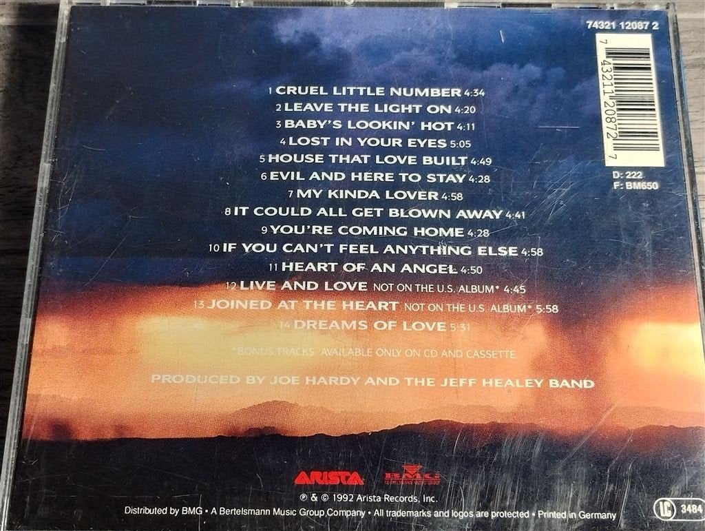 The Jeff Healey Band - Feel This, Ophalen of Verzenden, Zo goed als nieuw, Poprock