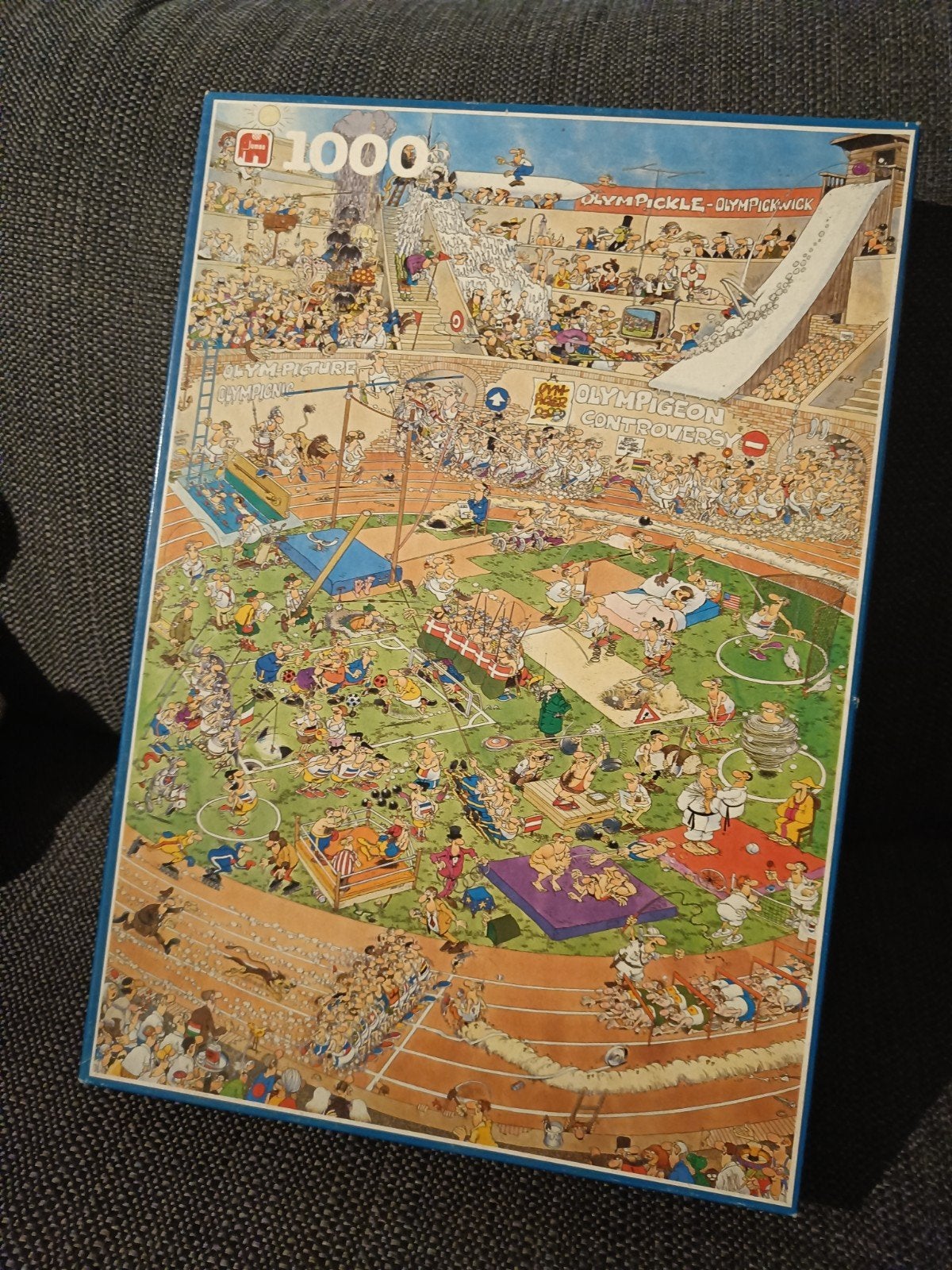 jan van Haasteren Olympics 1000 stukjes puzzel, Hobby en Vrije tijd, Denksport en Puzzels, Ophalen of Verzenden, 500 t/m 1500 stukjes