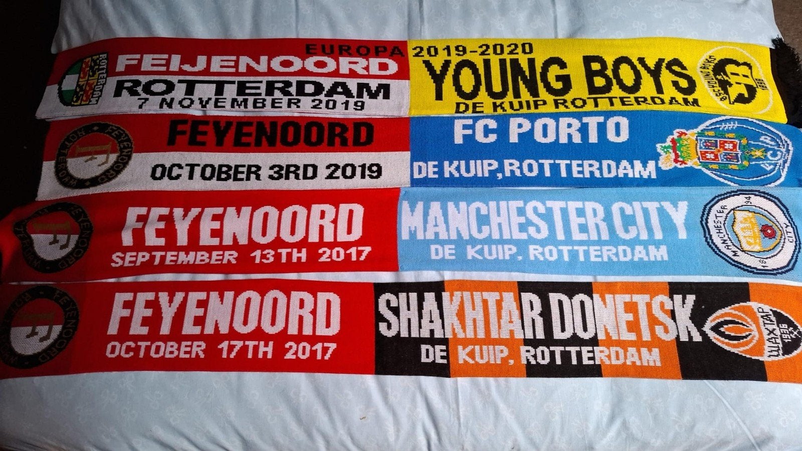 Wedstrijdsjaals Feyenoord 2017-2019, Verzenden, Zo goed als nieuw, Feyenoord, Vaantje of Sjaal