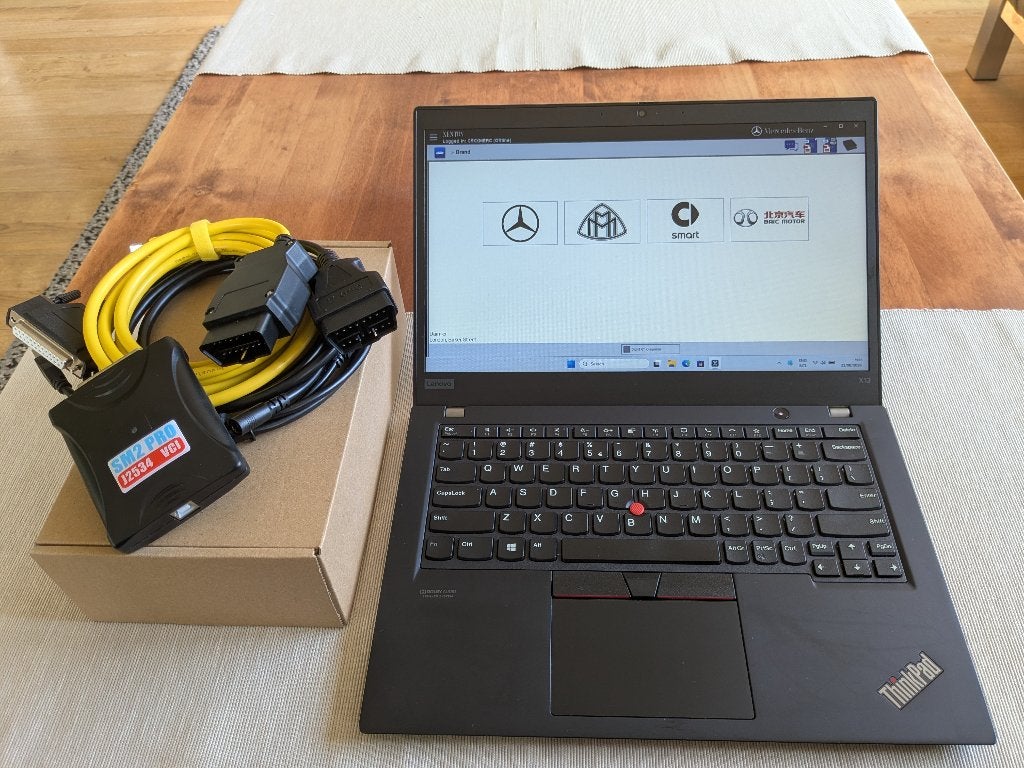 Mercedes Xentry diagnoselaptop, Ophalen of Verzenden, Zo goed als nieuw