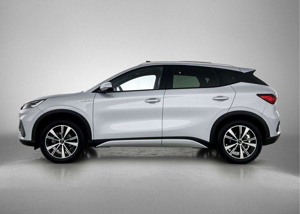 BYD ATTO 3 Comfort 60 kWh | Origineel NL! | Allseasonbanden, Auto's, BYD, Gebruikt, Wit, 204 pk, Automatische klimaatregeling