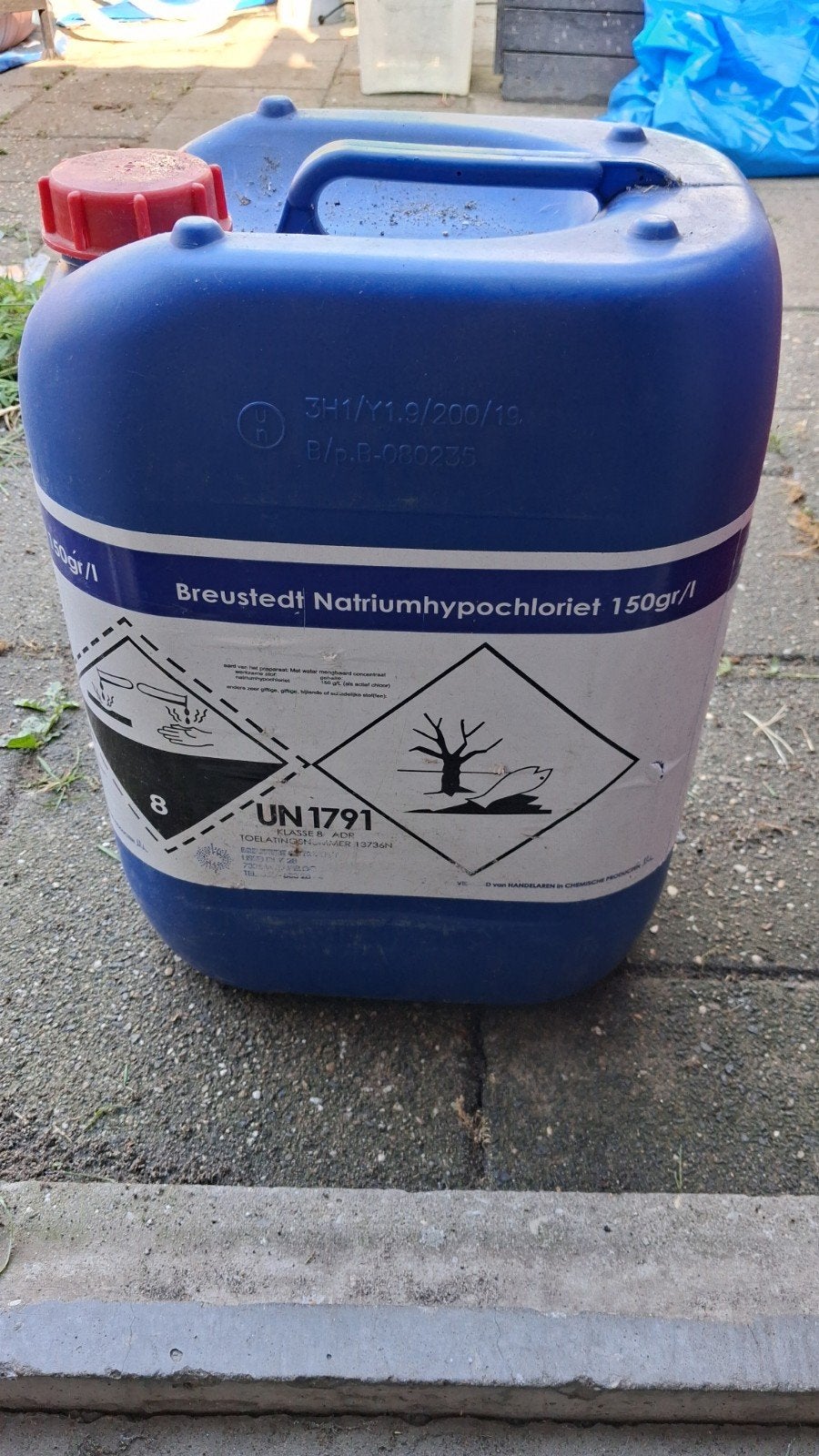 Breustedt Natriumhypochloriet 150gr/l - Desinfectiemiddel, Ophalen, Gebruikt