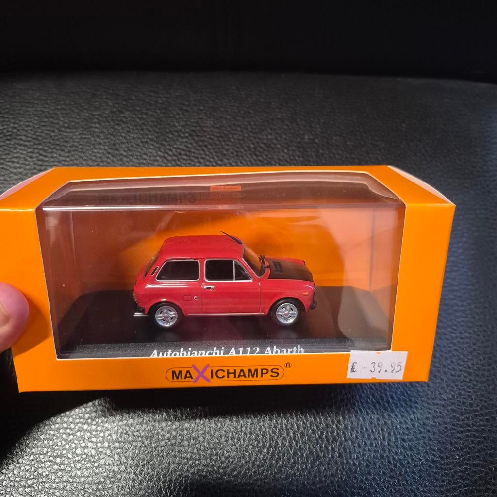 Autobianchi A112 Abarth 1974 - 1:43 - MaXichamps - Nieuw, Overige merken, Auto, Onbekend, Nieuw