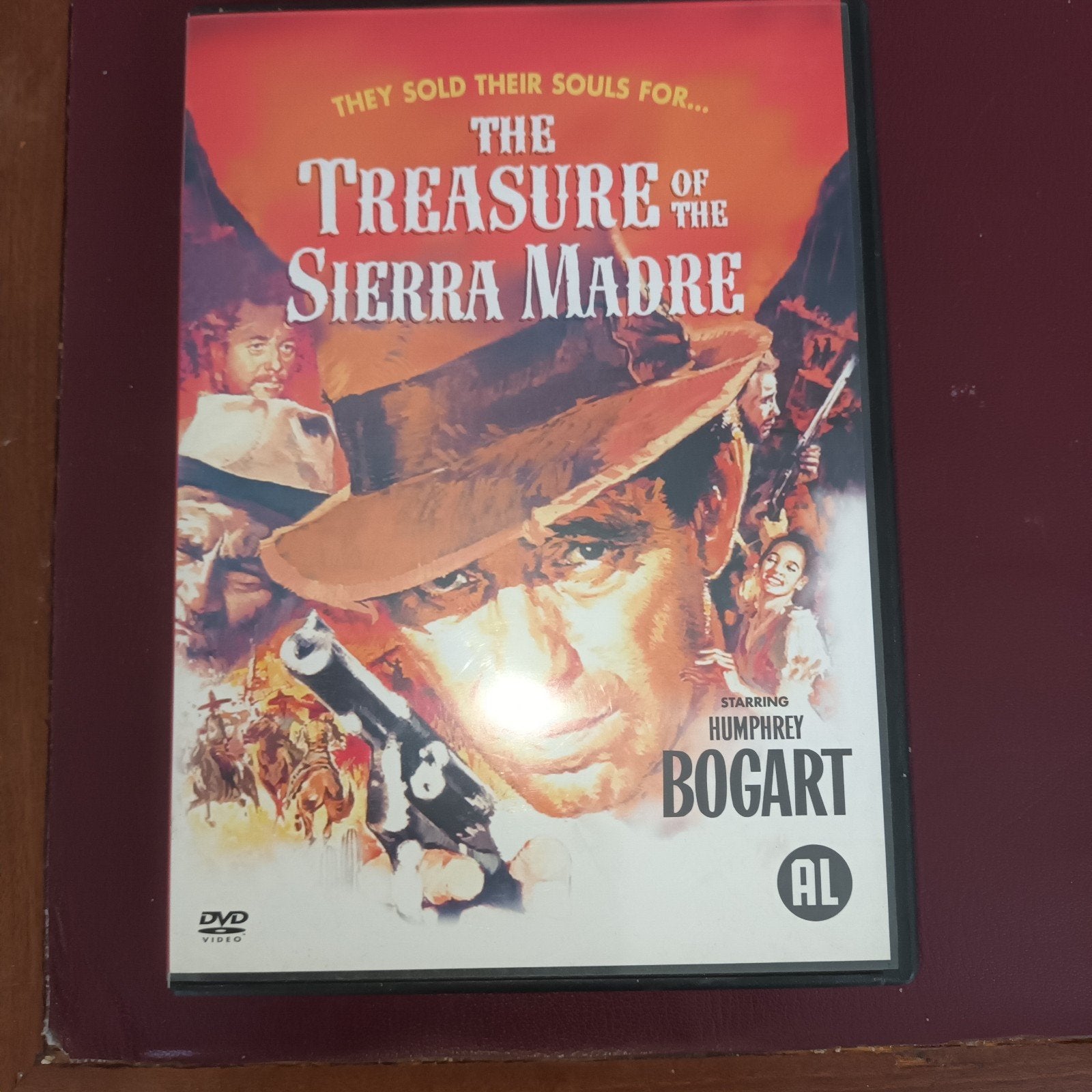 The Treasure of the Sierra Madre DVD - Humphrey Bogart, Cd's en Dvd's, Gebruikt, Spaans, Inclusief doosje, Ophalen of Verzenden