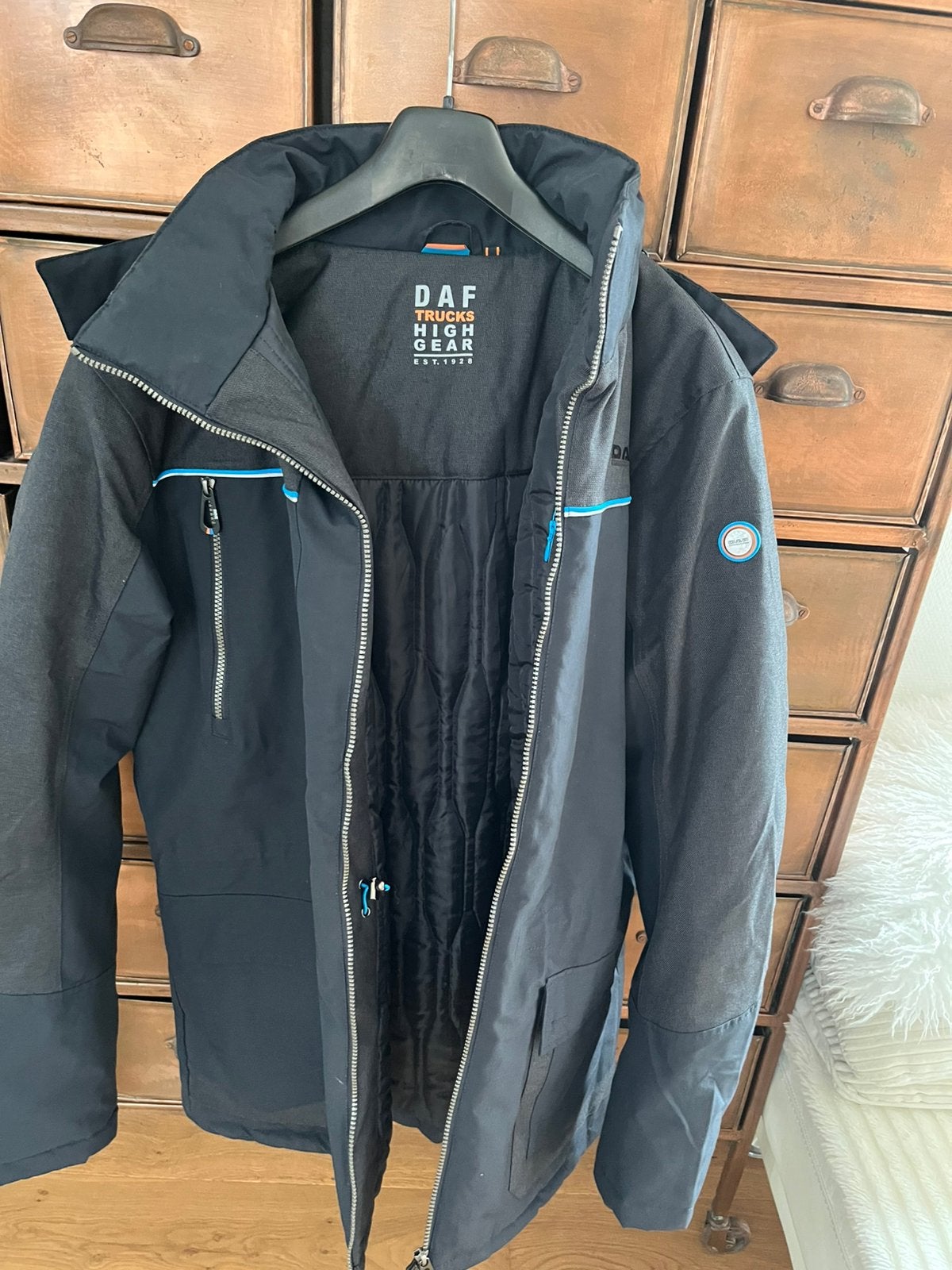 Te koop : originele DAF jas maat XL, Kleding | Heren, Ophalen, Nieuw, Maat 56/58 (XL), Zwart