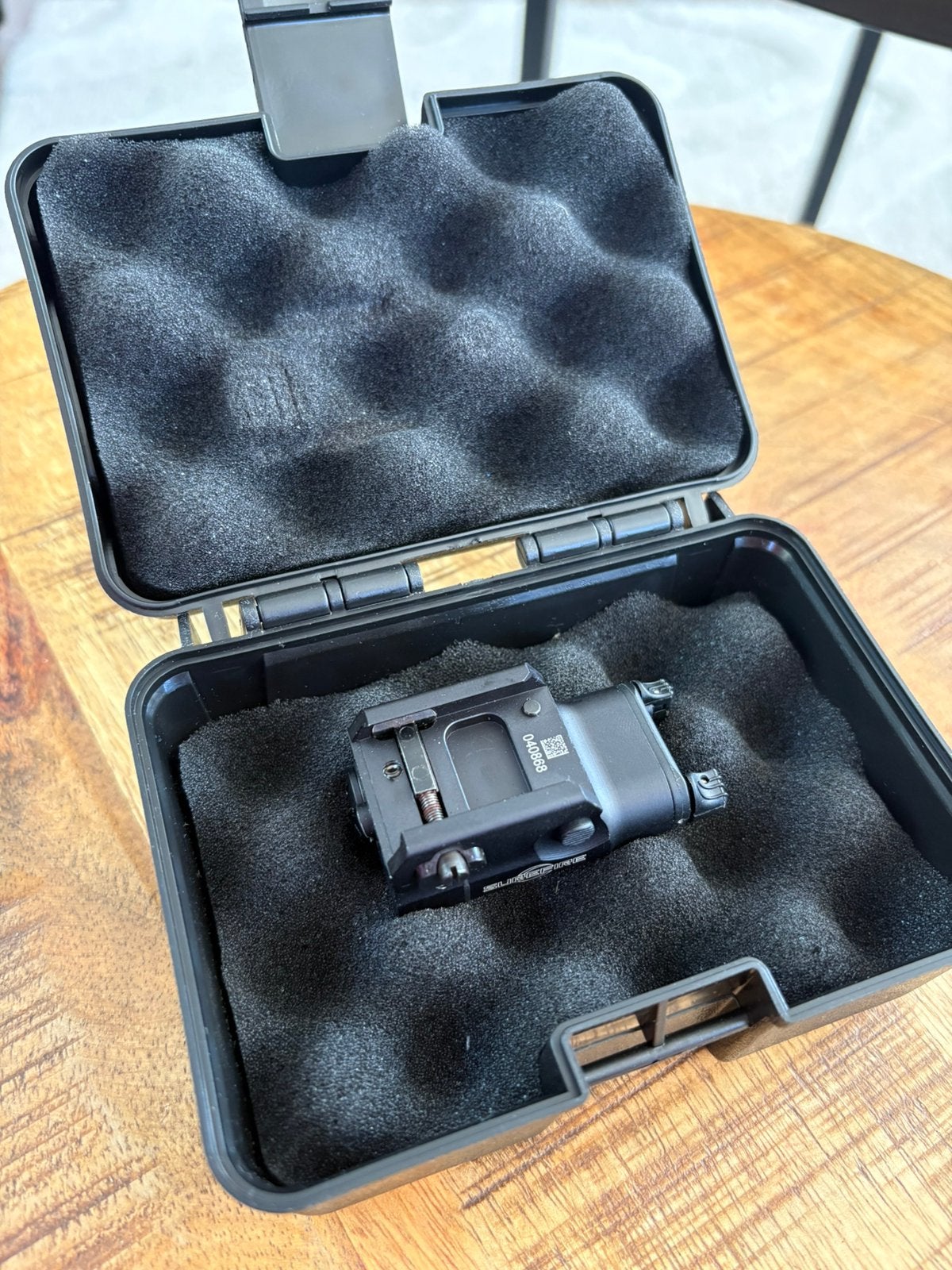 Tactical laser flashlight airsoft zgan, Ophalen of Verzenden, Zo goed als nieuw