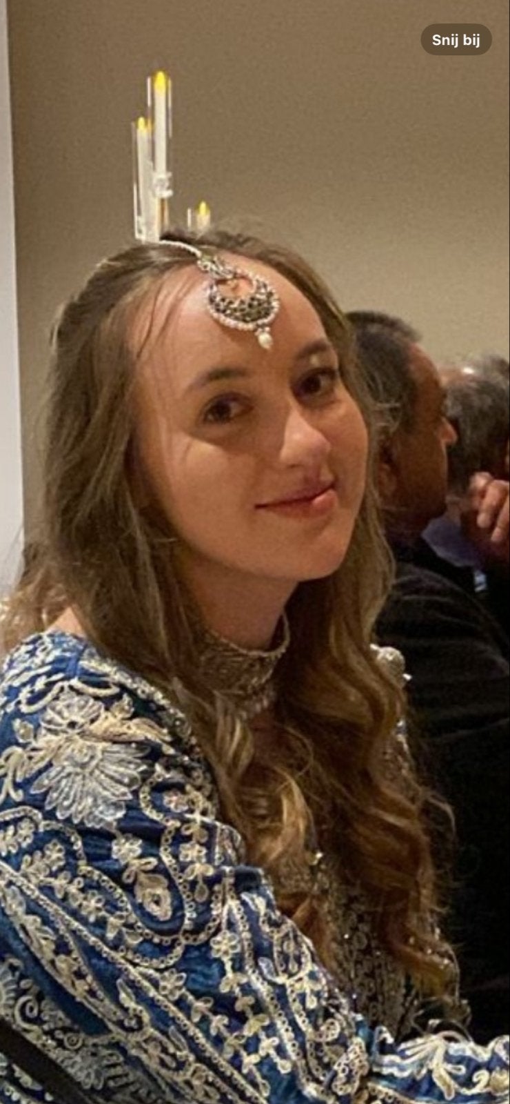 Prachtige Indiase sieradenset met spiegeltjes en parels, Ophalen of Verzenden, Zo goed als nieuw, Zilver, Overige materialen
