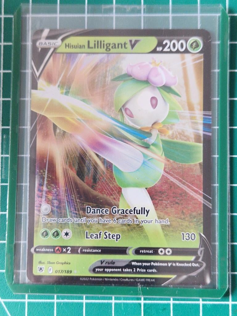 Pokemon kaart, Hisuian Lilligant V, #017/189, Ophalen of Verzenden, Nieuw