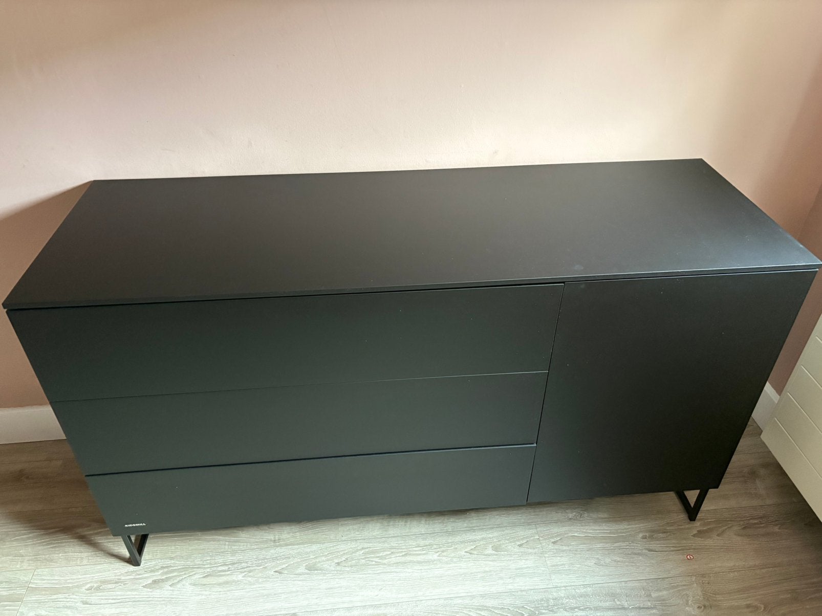 Kidsmill Modular Commode XL Mat Zwart, Ophalen, Zo goed als nieuw, 100 tot 150 cm, 50 tot 75 cm