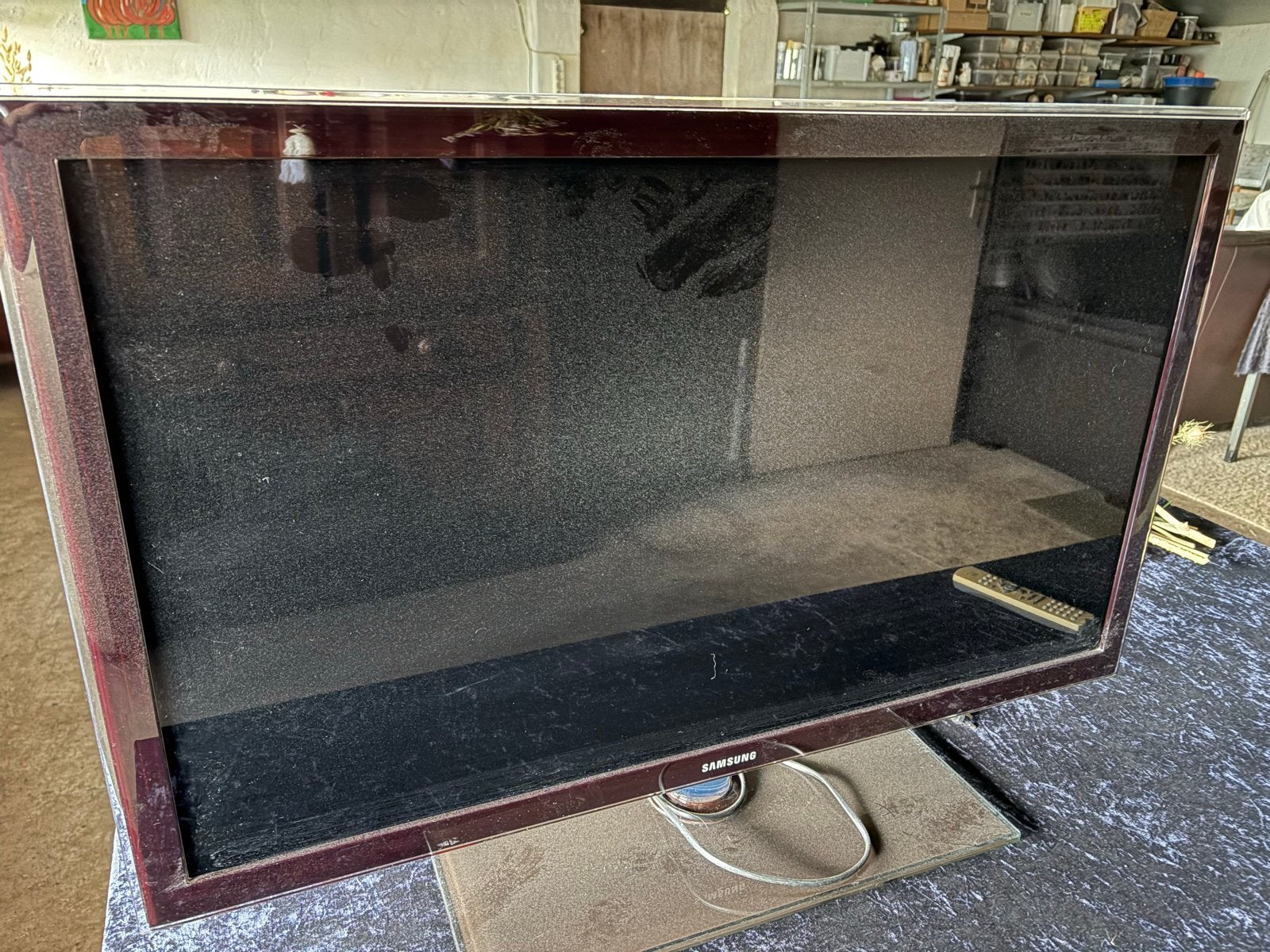Samsung UE37D6200 TV - Defect voor onderdelen/hobbyist, LED, Samsung, Niet werkend, Smart TV