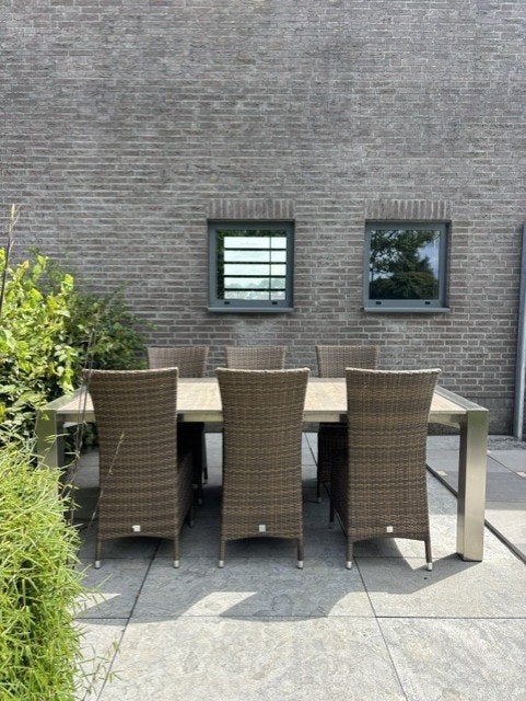 Uitverkoop showroommodel tuinstoelen – diverse modellen, Ophalen, Zo goed als nieuw, Kunststof