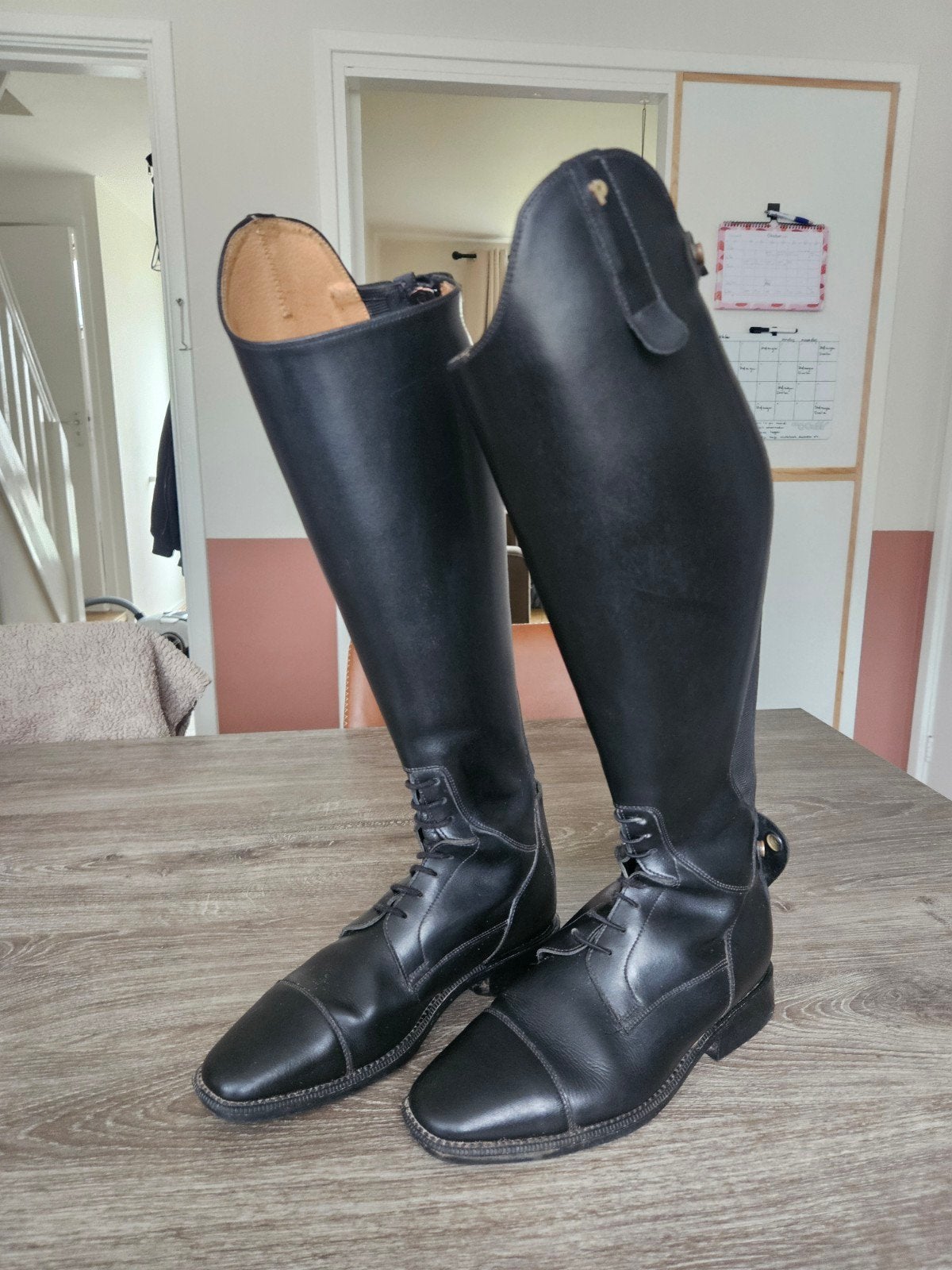 Petrie paardrijlaarzen zwart maat 38 paardrij laarzen, Gebruikt, Sierdetails, Dressuur, Ophalen of Verzenden