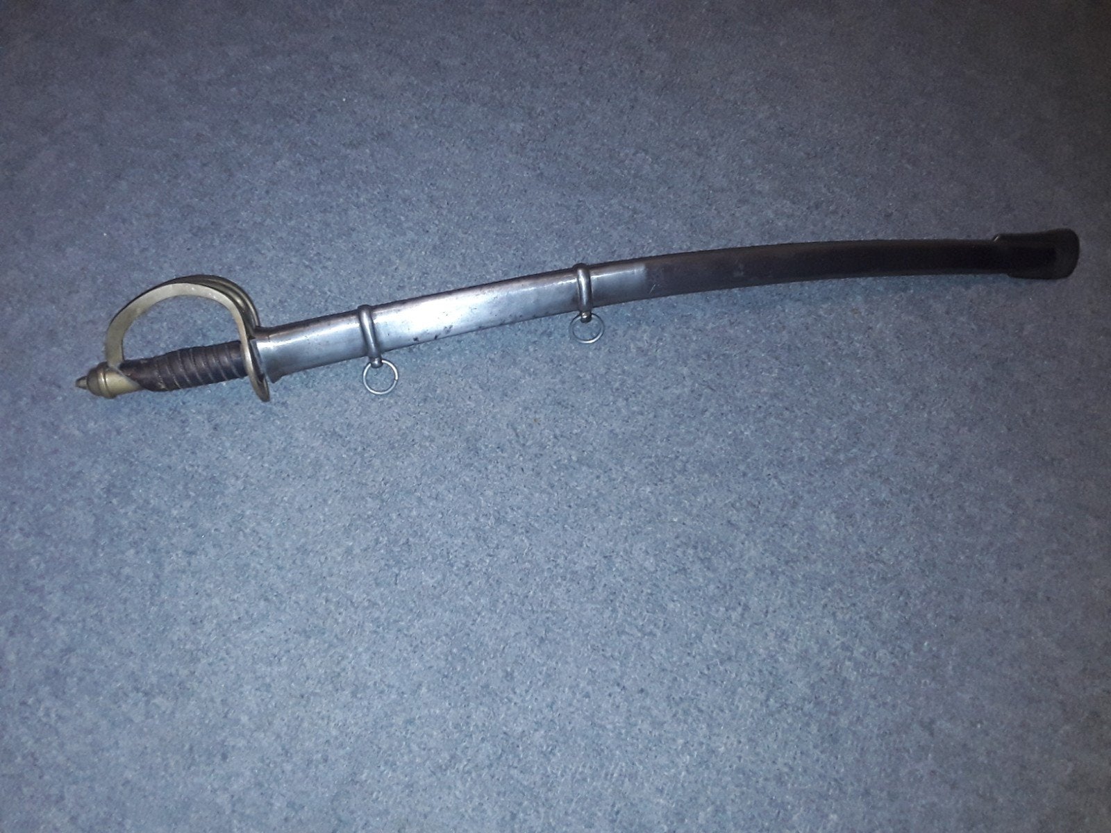 sabel met schede 75 cm lang, Ophalen of Verzenden, Landmacht, Nederland, Zwaard of Sabel