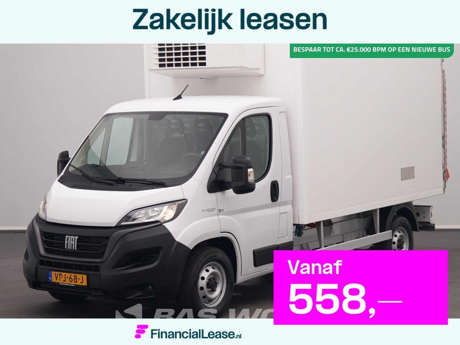 Fiat Ducato 140pk Laadklep Zijdeur Koelwagen Vriezer Airco D, Stof, Gebruikt, Euro 6, 4 cilinders