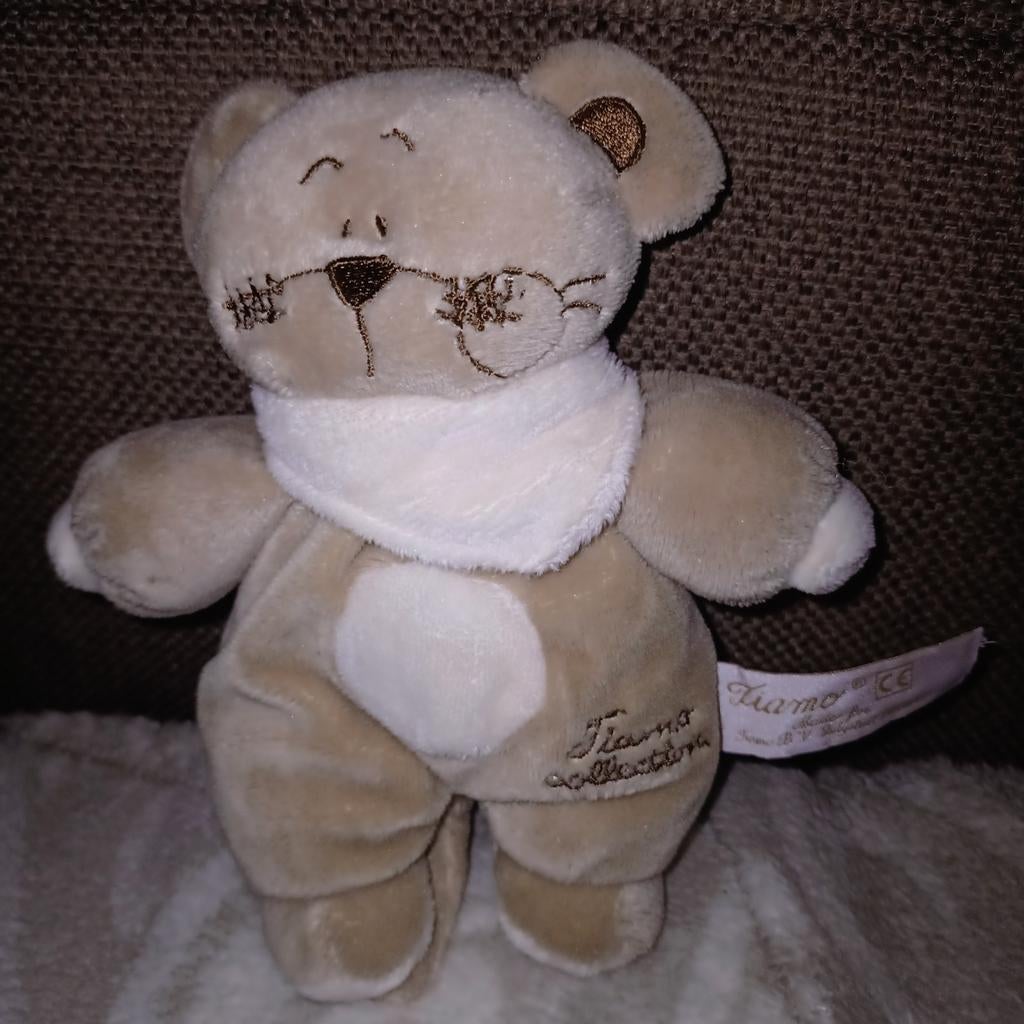 Tiamo rammelaar muis knuffel., Muis, Ophalen of Verzenden, Zo goed als nieuw, Wasbaar