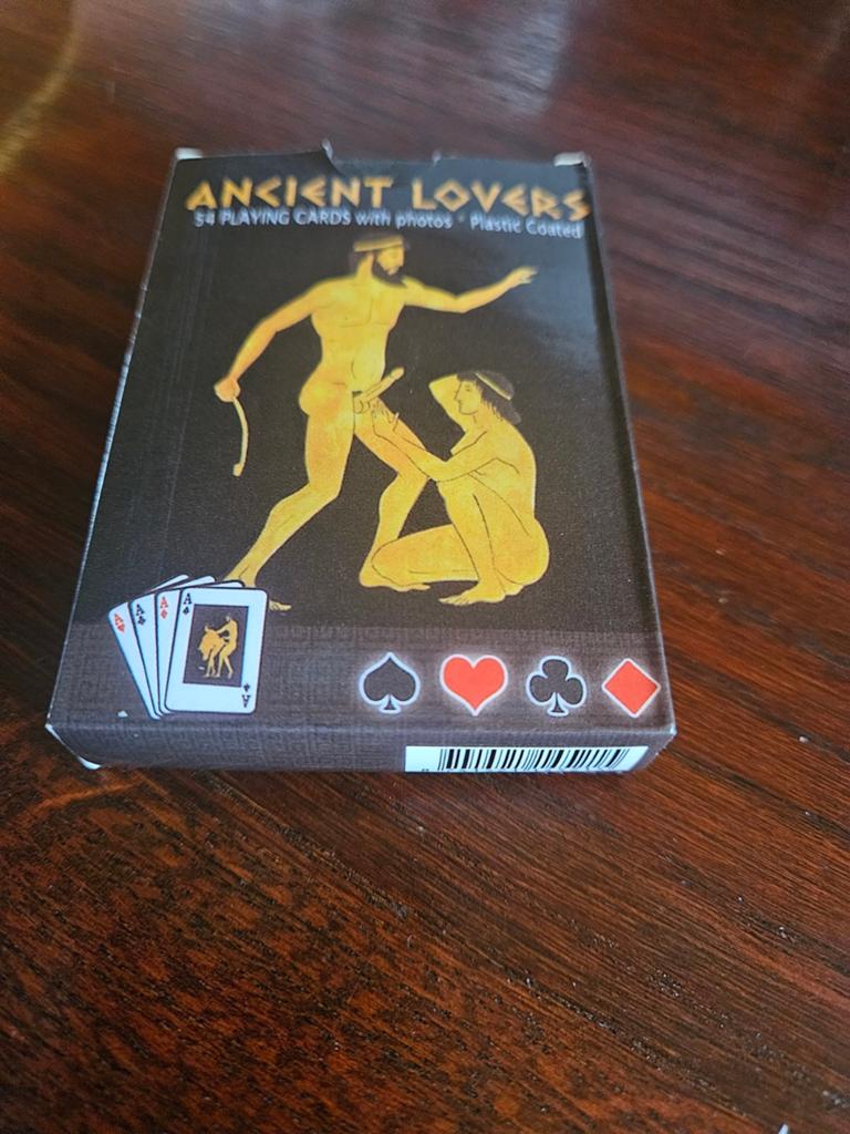 Ancient Lovers Kaartspel - Erotische Kunst uit de Oudheid, Vijf spelers of meer, Ophalen of Verzenden, Nieuw, Onbekend