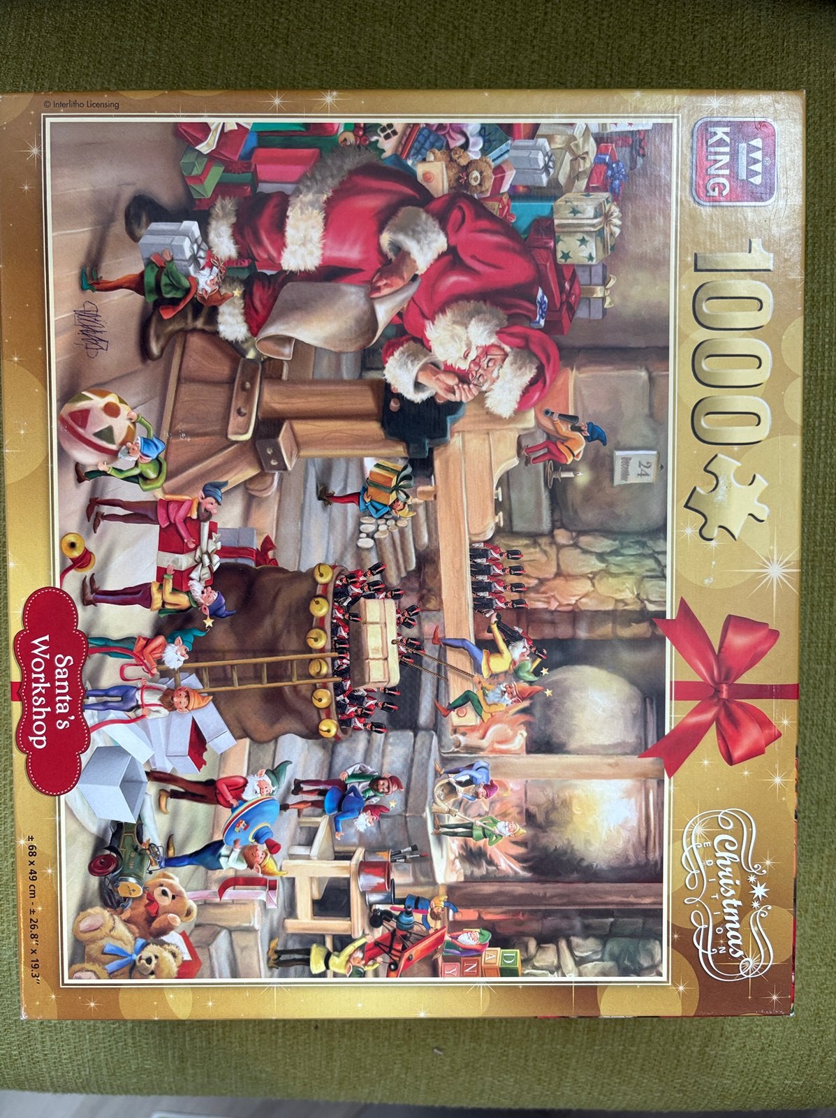 Kerstpuzzels 1000 stukjes, Ophalen of Verzenden, 500 t/m 1500 stukjes, Zo goed als nieuw, Legpuzzel