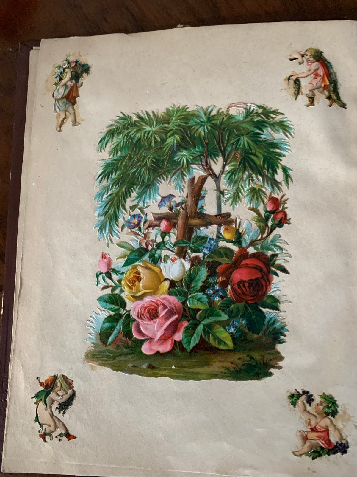 Antiek victoriaans scrap album, Antiek en Kunst, Ophalen of Verzenden