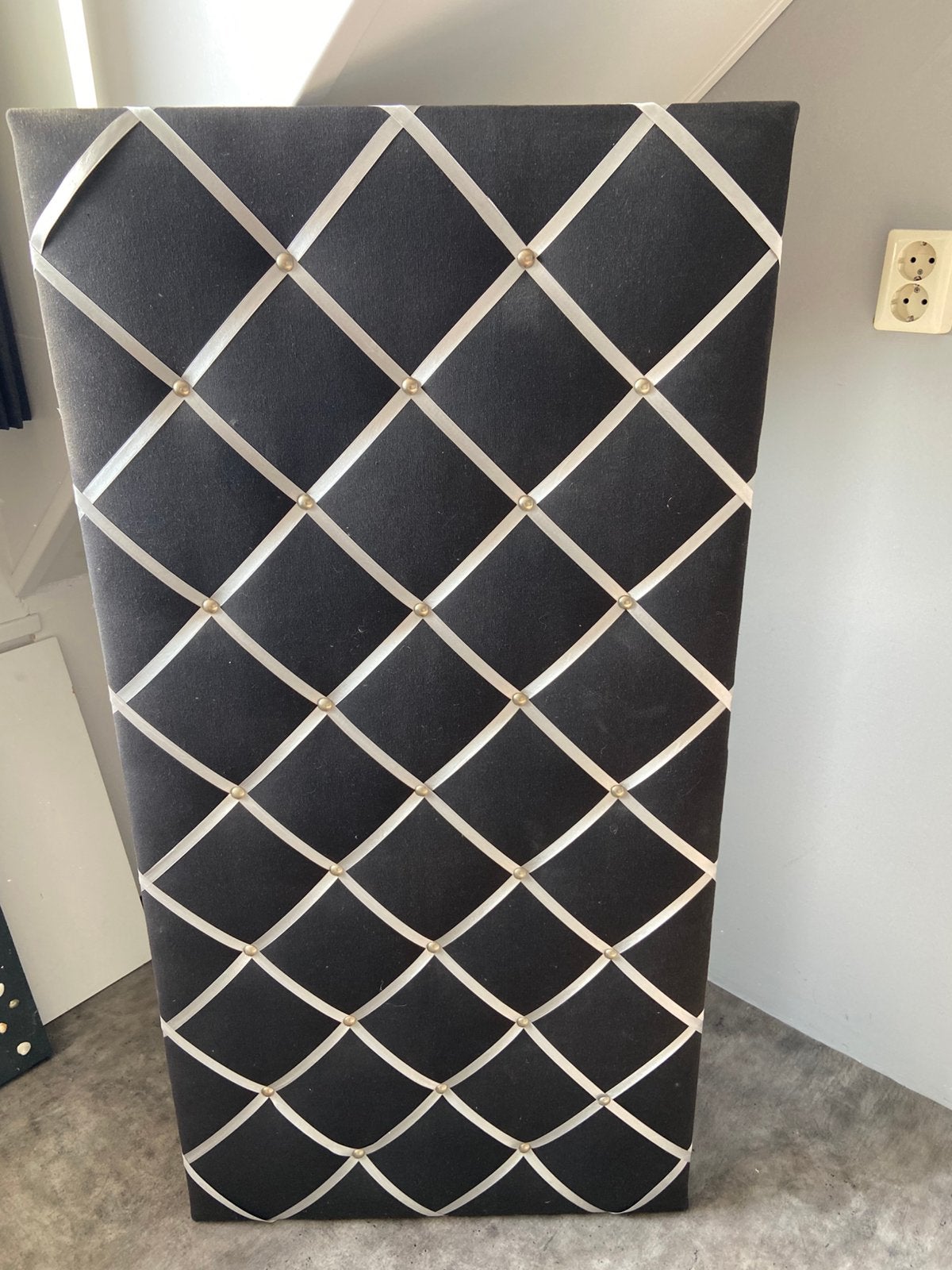 Memobord donkergrijs 120x60 cm, Ophalen, Zo goed als nieuw