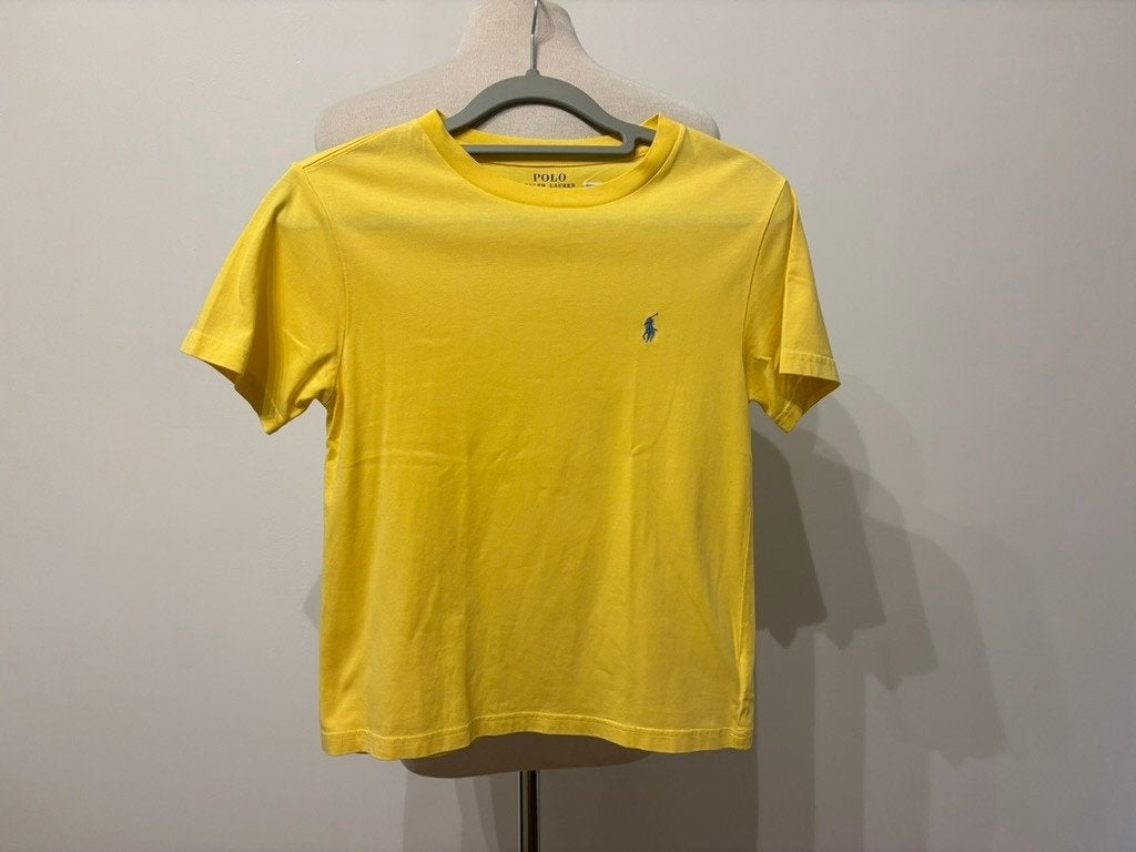 Polo Ralph Lauren geel T-shirt - Maat 140, Meisje, Nieuw, Ophalen of Verzenden, Ralph Lauren
