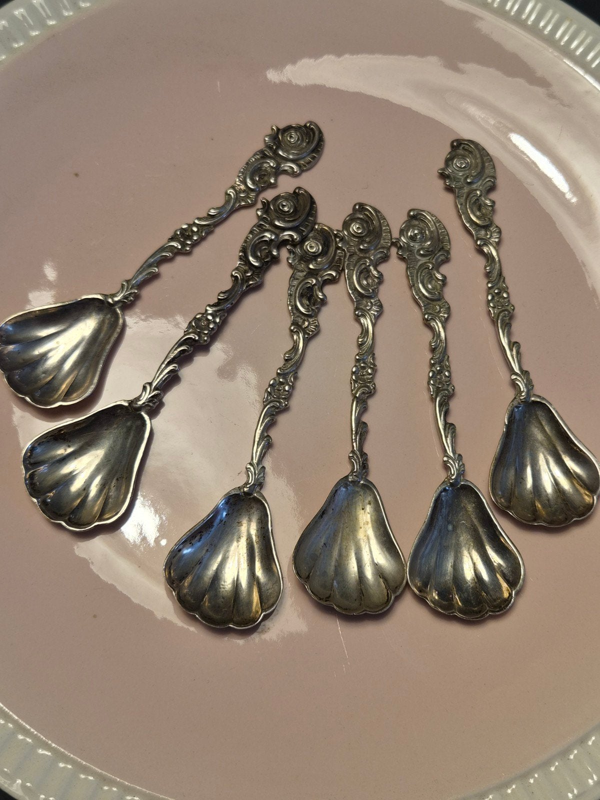 Set van  6 zilveren lepeltjes, Ophalen of Verzenden, Zilver