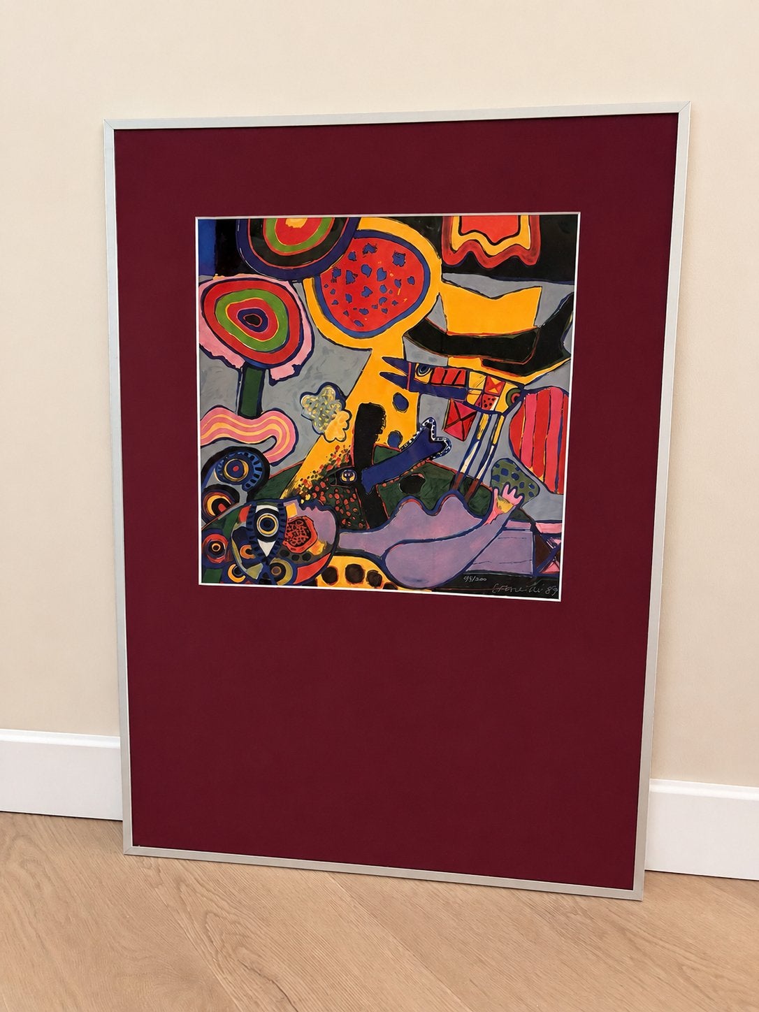 Corneille (1922-2010) Handgesigneerde kleurenlitho (1989), Antiek en Kunst, Kunst | Litho's en Zeefdrukken, Gesigneerd, Ophalen