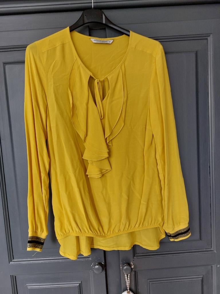 Summum Woman Blouse Geel Maat 36, Summum Woman, Geel, Ophalen of Verzenden, Maat 36 (S)