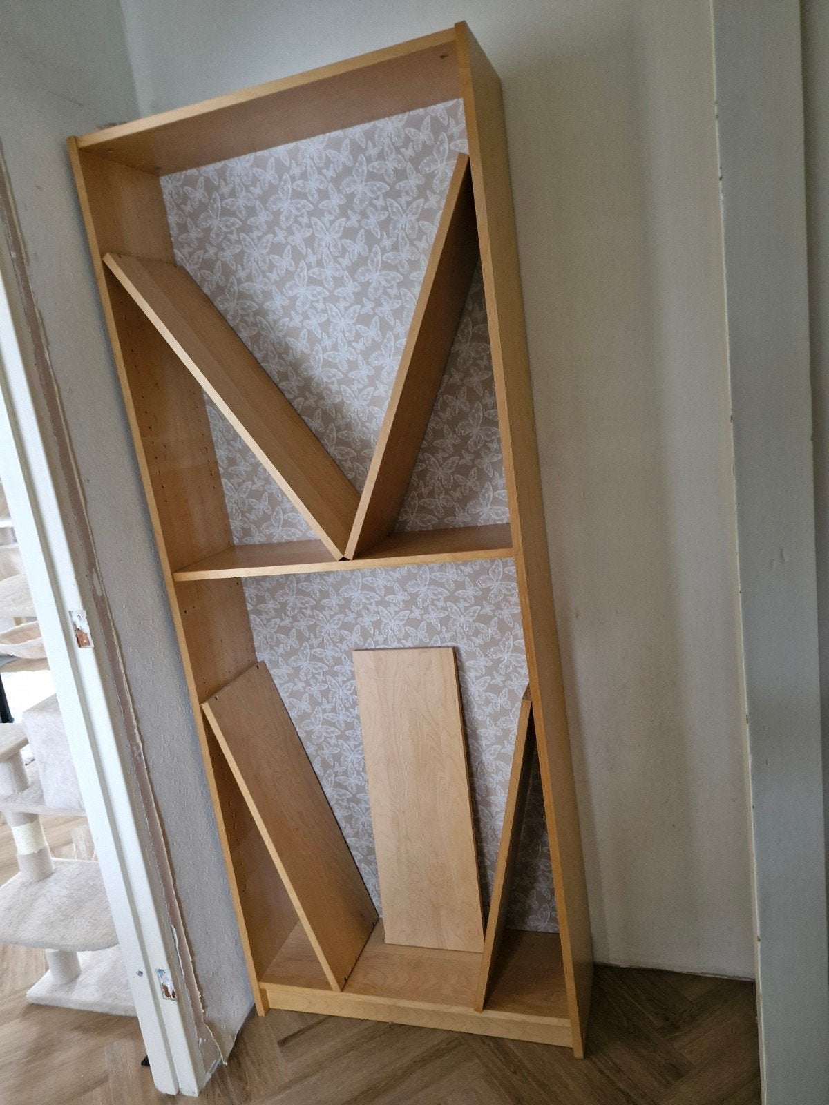 IKEA Billy boekenkast met unieke achterwand, Ophalen, Met plank(en), Gebruikt, 200 cm of meer