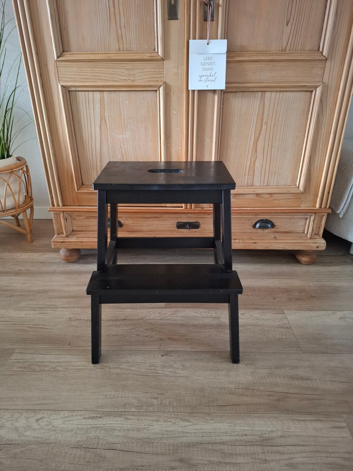 Ikea krukje / opstap, Huis en Inrichting, Ophalen, Hout