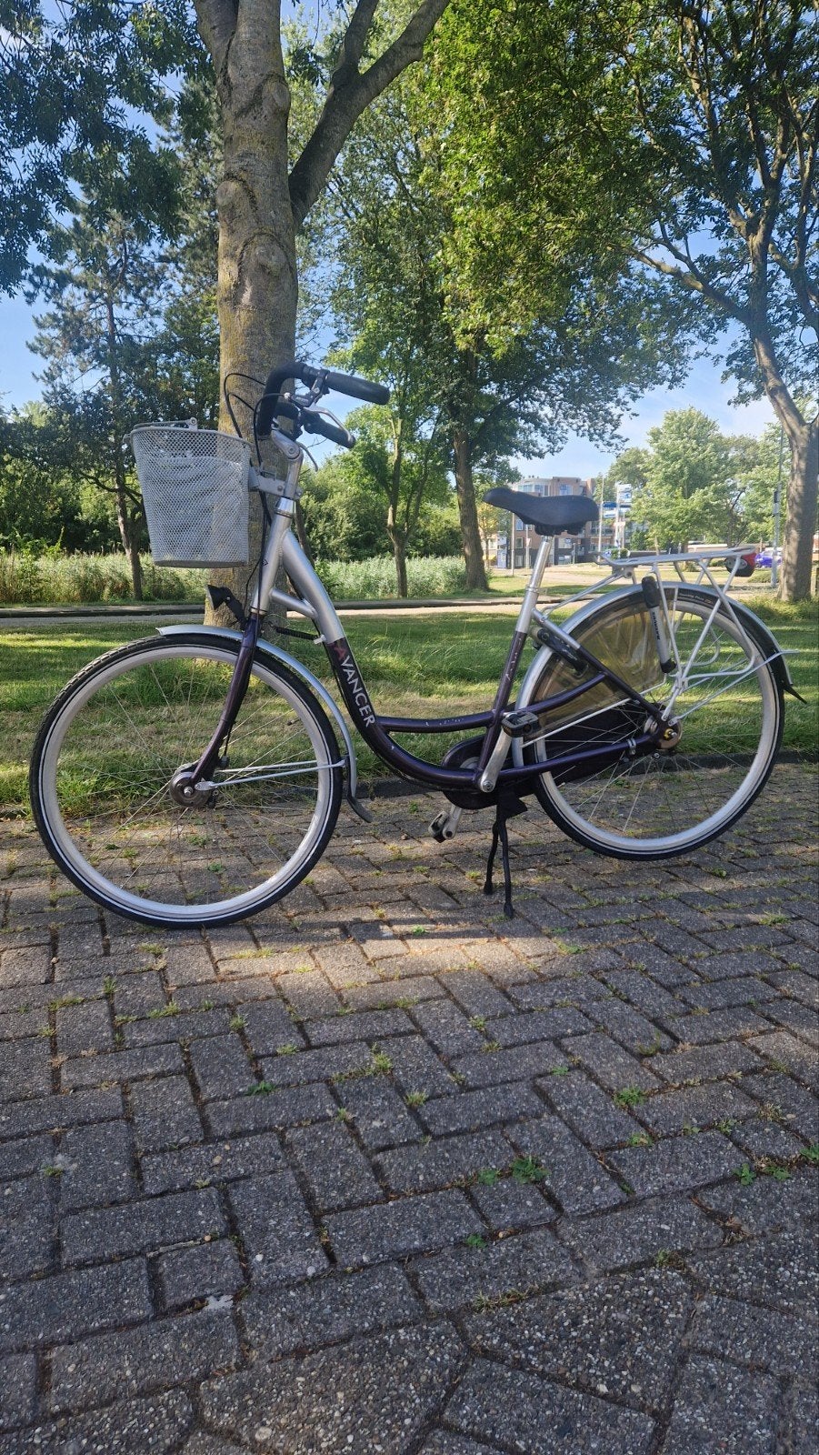 Mooie damesfiets 3 vern ., 47 tot 50 cm, Ophalen, Overige merken, Mandje