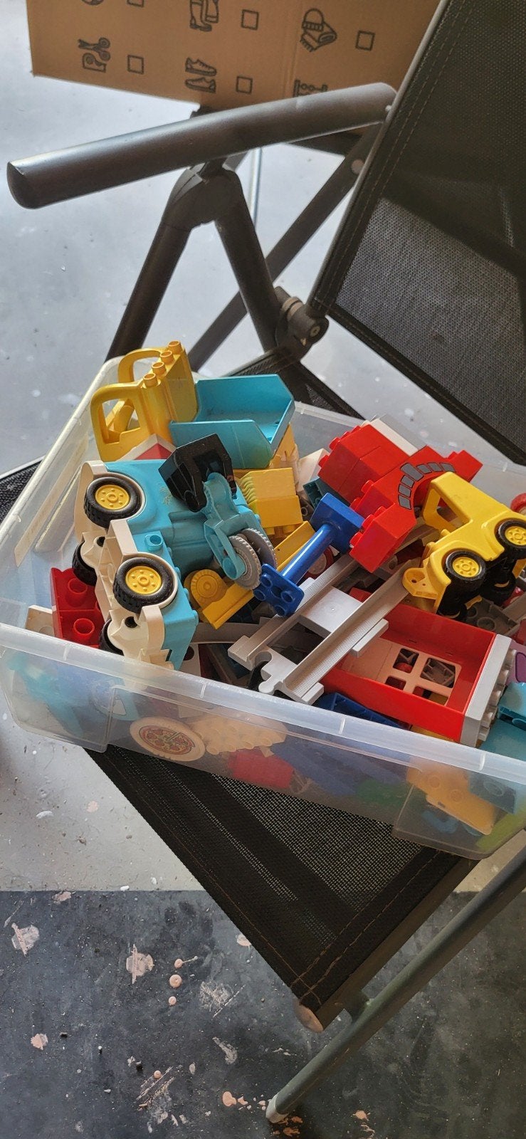 Bak met duplo, Ophalen, Gebruikt, Overige merken