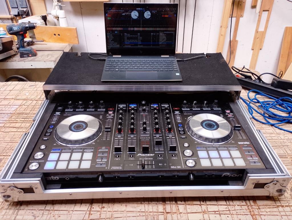 Pioneer DDJ-SX DJ-controller met flightcase, Ophalen, Gebruikt, Dj-set, Pioneer