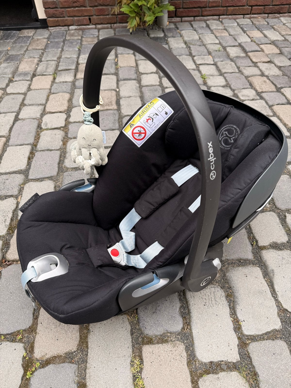 Cybex autostoel met Z-Base onderstel, Zijbescherming, Zo goed als nieuw, Isofix, 0 t/m 13 kg