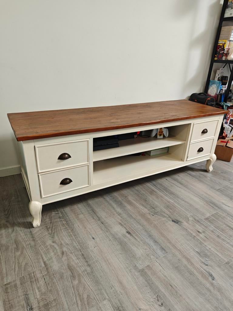 TV meubel landelijk / industrieel – GRATIS ophalen, Huis en Inrichting, Ophalen, Gebruikt, 25 tot 50 cm, Minder dan 100 cm