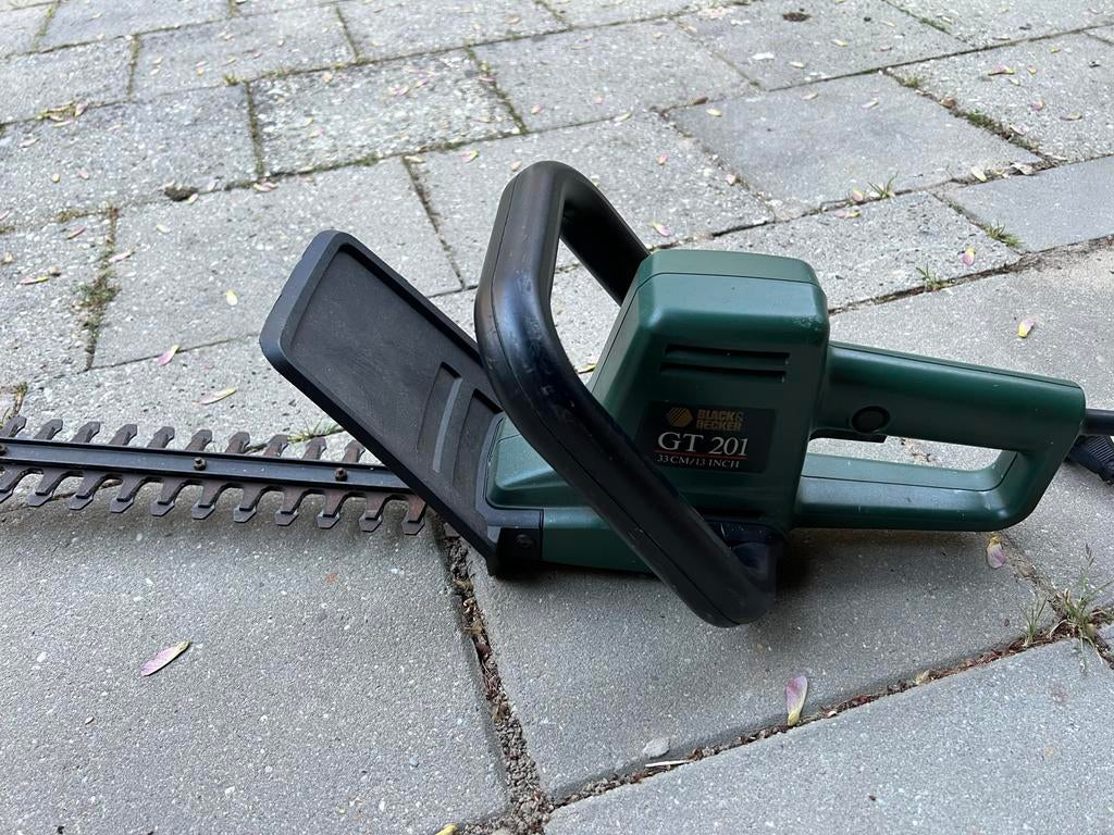 Black & Decker GT 201 Heggenschaar - Elektrisch, Ophalen of Verzenden, Gebruikt, Elektrisch