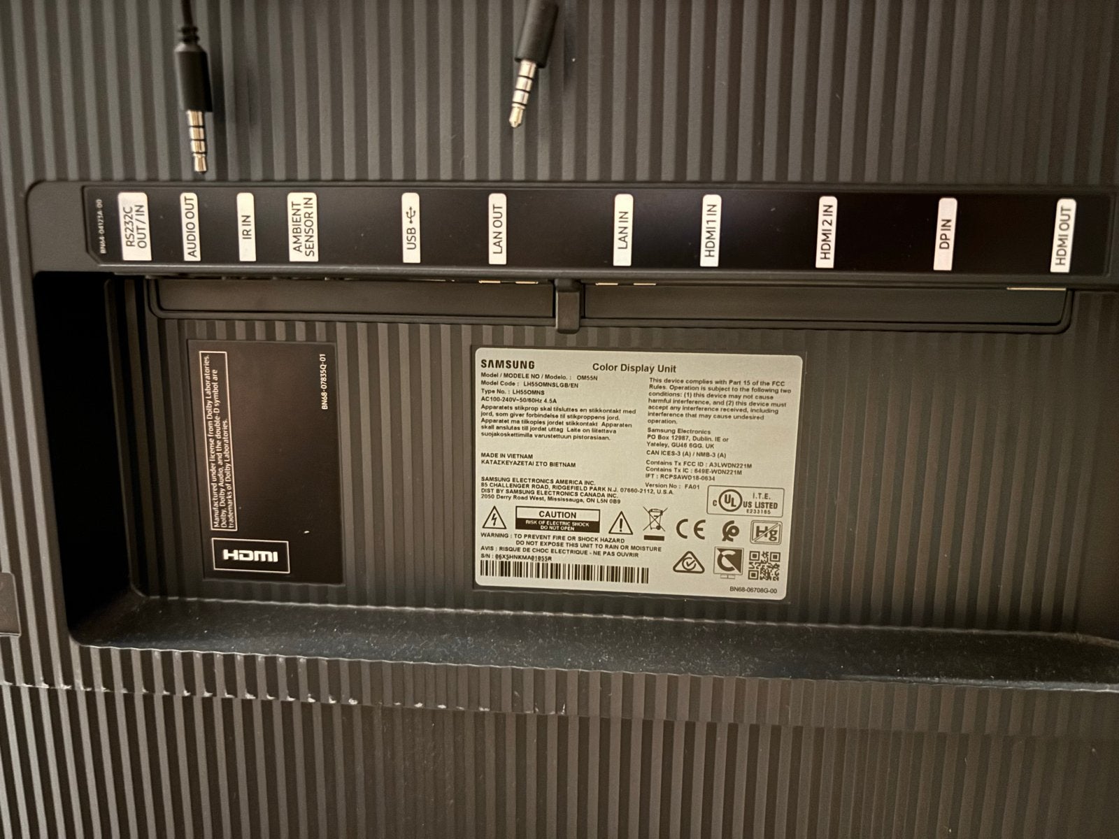Foto 5 van Samsung TV scherm / Reclame display