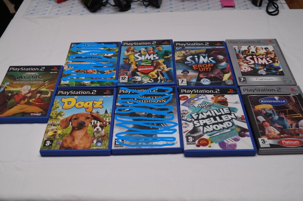 7 playstation 2 games, 1 speler, Ophalen of Verzenden, Zo goed als nieuw, Vanaf 3 jaar
