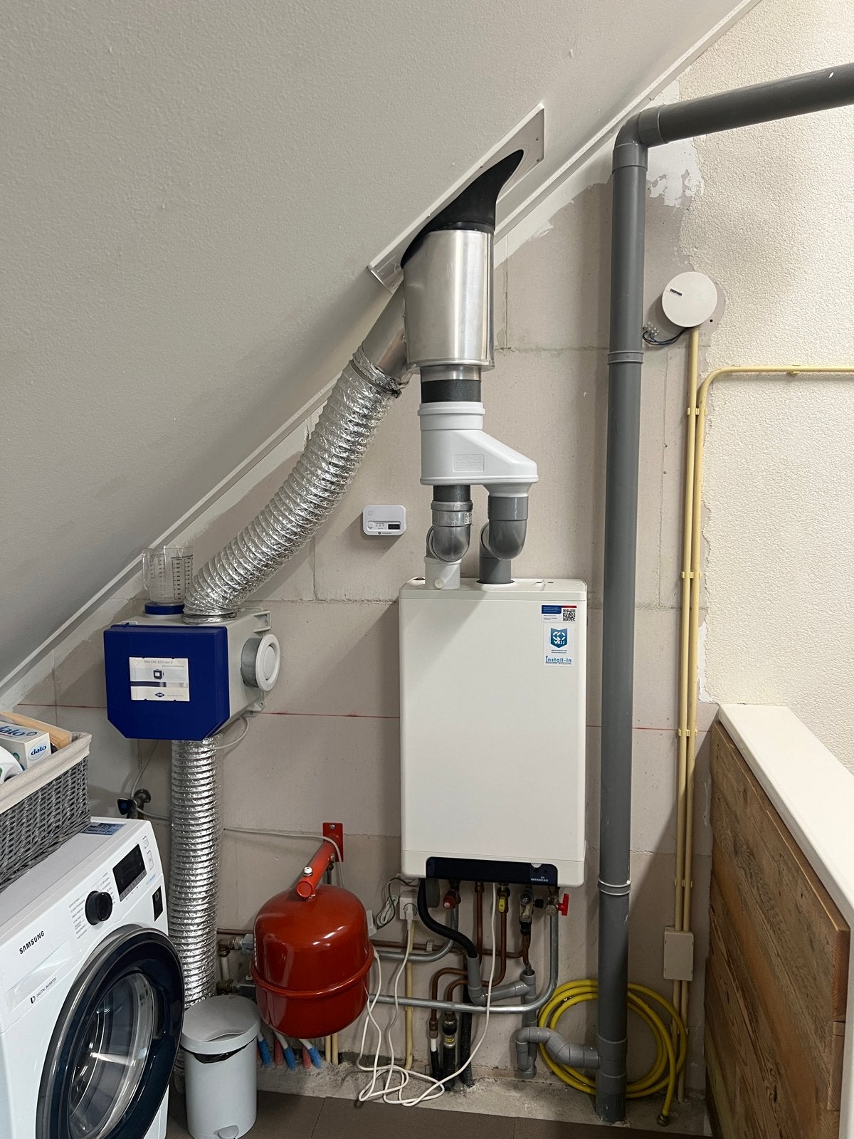 Intergas CW5 (2010), Doe-het-zelf en Verbouw, Ophalen, 30 tot 80 cm, Gebruikt, Cv-ketel of Combi-ketel