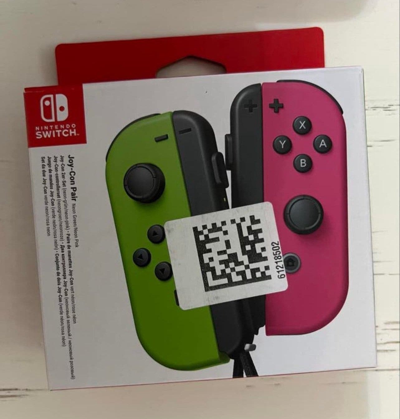 Nintendo Switch Joycon Joy-Cons Neon Groen  Roze (Nieuw), Spelcomputers en Games, Ophalen of Verzenden, Nieuw, Met 2 controllers