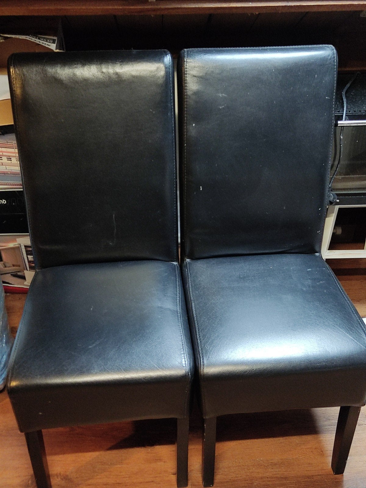 eetkamerstoelen, Ophalen, Kunststof, Gebruikt, Bruin